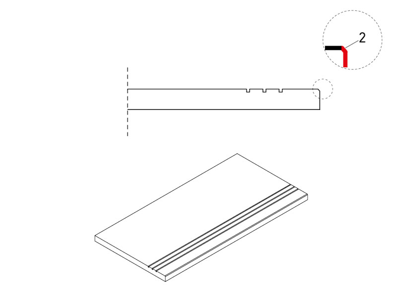 Оробико Бортик 30X60 Грип