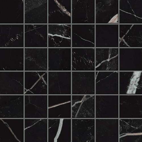 Empire Calacatta Black Mosaic Lap 30x30