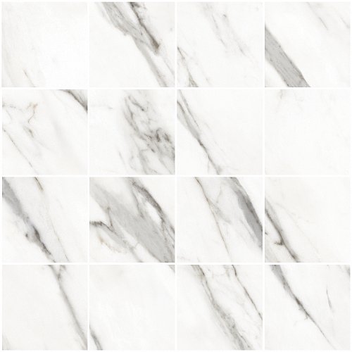 MarbleSet Мозаика Венато Светло-серый Лаппато R9 Ректификат (7.5x7.5) 30x30