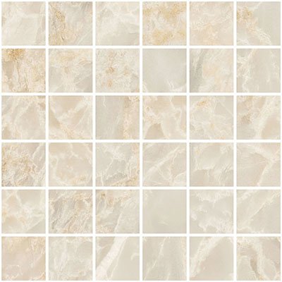 Marble-X Мозаика Скайрос Кремовый Лаппато R9 Ректификат (5x5) 30x30