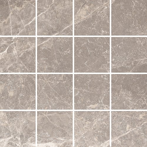 Marmostone Мозаика Темный Греж Лаппато R9 Ректификат (7.5x7.5) 30x30